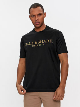 Paul&Shark Paul&Shark T-Shirt 24411020 Czarny Regular Fit