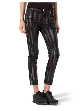 PHILIPP PLEIN PHILIPP PLEIN Džínsy 30804 Čierna Straight Fit