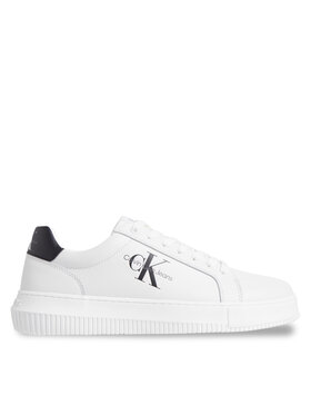 Calvin Klein Jeans Calvin Klein Jeans Sneakersy Chunky Cupsole Monologo YM0YM00681 Biały