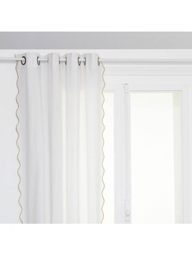 MIAhome MIAhome Firana tiulowa 140x260 cm GALLETA Biały