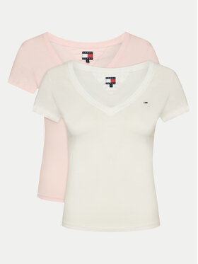 Tommy Jeans Tommy Jeans Набір з 2 футболок DW0DW21367 Кольоровий Slim Fit
