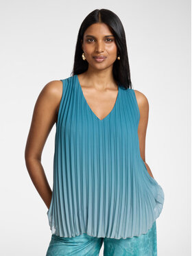 Elena Mirò Elena Mirò Bluzka 2152P000194N015 Turkusowy A-Line Fit