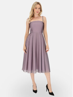 L’AF L’AF Sukienka koktajlowa Rokko Różowy Regular Fit