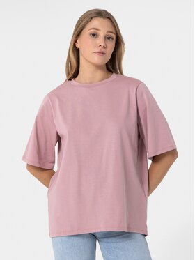 BASICLO BASICLO T-Shirt BSL-032-0919 Różowy Oversize