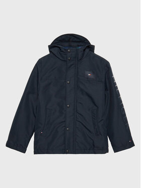 Tommy Hilfiger Tommy Hilfiger Преходно яке Black Watch KB0KB07988 D Тъмносин Regular Fit