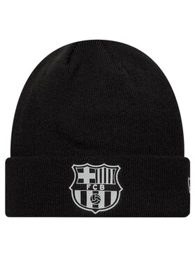 New Era New Era Berretto Core Cuff Beanie FC Barcelona Reflective Hat Nero