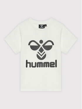 Hummel Hummel Тишърт Tres 213851 Бял Regular Fit