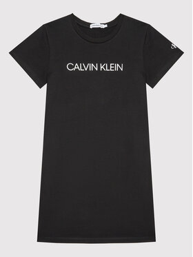 Calvin Klein Jeans Calvin Klein Jeans Sukienka codzienna IG0IG01417 Czarny Regular Fit
