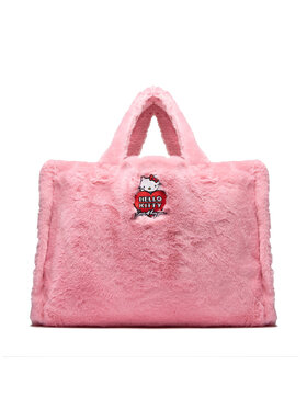 HYPE HYPE Kabelka Hello Kitty Pink Fur Tote Bag TWAO-2100 Růžová