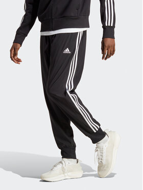 adidas adidas Spodnie dresowe AEROREADY Essentials Tapered Cuff Woven 3-Stripes Joggers IC0041 Czarny Regular Fit