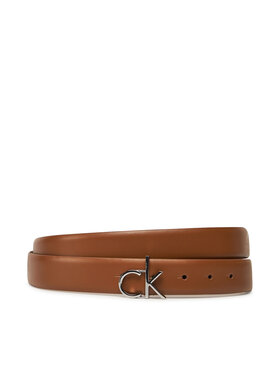 Calvin Klein Calvin Klein Pasek Damski Ck Buckle Belt 3.0_Smooth K60K613156 Brązowy
