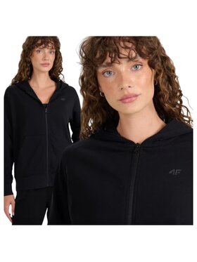 4F 4F Bluza FWMM00TSWSF1763-20S Czarny Regular Fit