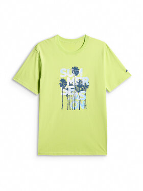4F 4F T-Shirt BEACHWEAR Zielony jasny Regular Fit