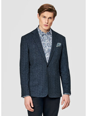 Pako Lorente Pako Lorente Marynarka P26SF-3X-002 Granatowy Slim Fit