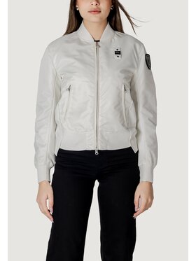 Blauer Blauer Giacca di pelle LAURIE Bianco Slim Fit