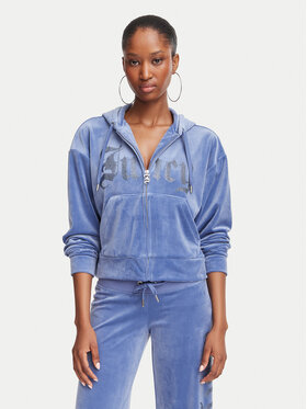 Juicy Couture Juicy Couture Džemperis Old Gothic JCWAS226333 Mėlyna Slim Fit