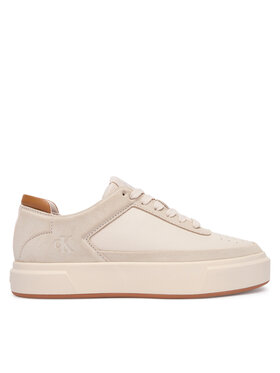 Calvin Klein Calvin Klein Laisvalaikio batai Basket Lace Up Pro Lth Mix Mg YW0YW01987 Smėlio