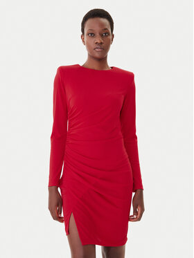 Gaudi Gaudi Koktejlové šaty 521FD14009 Červená Slim Fit