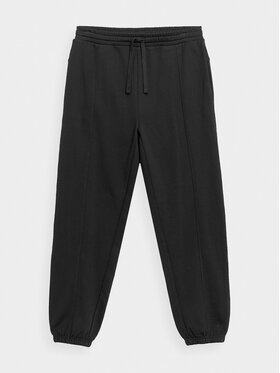 Outhorn Outhorn Spodnie dresowe OTHAW23TTROM442 Czarny Regular Fit