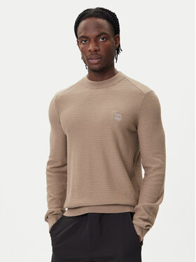 BOSS BOSS Svetr Anion_S 50527584 Béžová Regular Fit