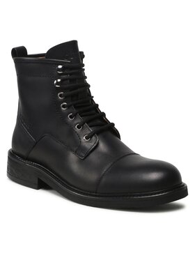 Guess Guess Зимни обувки Arco Lace Up FM8ALU LEA10 Черен