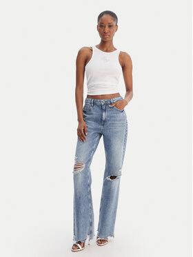 Guess Guess топ W6RP39 KD092 Бял Regular Fit