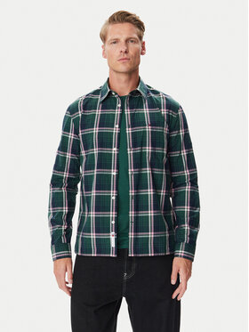 Tommy Jeans Tommy Jeans Cămașă DM0DM23527 Verde închis Regular Fit