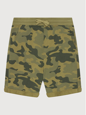 United Colors Of Benetton United Colors Of Benetton Szorty sportowe 39A6C900B Zielony Regular Fit