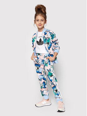 adidas adidas Dres Her Studio London Animal Flower Print H22591 Niebieski Regular Fit
