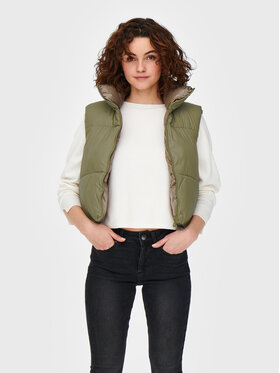 ONLY ONLY Bezrękawnik Ricky 15245572 Zielony Regular Fit