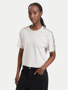 Guess Guess T-Shirt V3RI08 I3Z14 Beżowy Regular Fit
