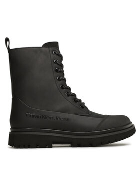 Calvin Klein Jeans Calvin Klein Jeans Aulinukai Chunky Combat Laceup Boot Rub YW0YW01066 Juoda