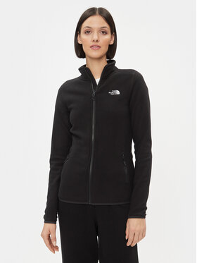 The North Face The North Face Флісовий реглан W 100 Glacier Fz - EuNF0A855OJK31 Чорний Regular Fit