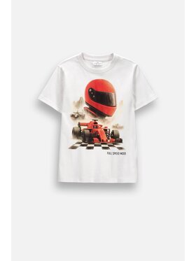 Coccodrillo Coccodrillo T-Shirt ZC6143219VBB-001 Biały Regular Fit