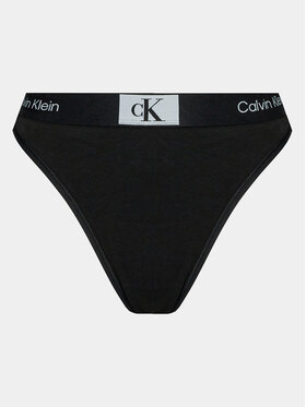 Calvin Klein Underwear Braziljske Spodnje Hlačke High Waist Brazilian 000QF7223E Črna