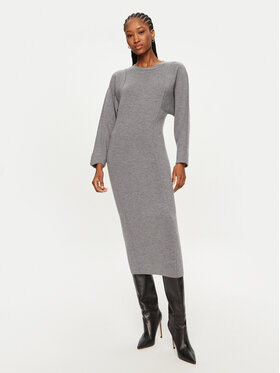 PINKO PINKO Φόρεμα υφασμάτινο Vitigno 103944 A221 Γκρι Regular Fit