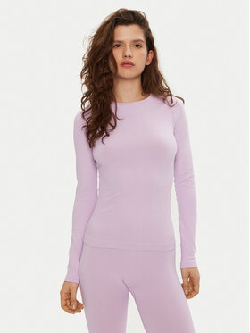 4F 4F Termoaktyvus apatinis trikotažas, viršus 4FWAW24USEAF152 Violetinė Slim Fit
