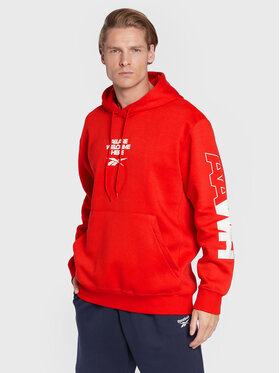 Reebok Reebok Bluza Classics Football Energy HG1606 Czerwony Loose Fit