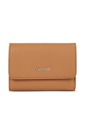 Calvin Klein Calvin Klein Dámská peněženka Ck Must Trifold Sm K60K607251 Hnědá