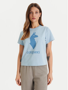 Cotopaxi Cotopaxi Tricou Llama F25474W1529 Albastru celest Regular Fit