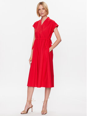 Marella Marella Kleid für den Alltag Troupe 2332210132 Rot Regular Fit