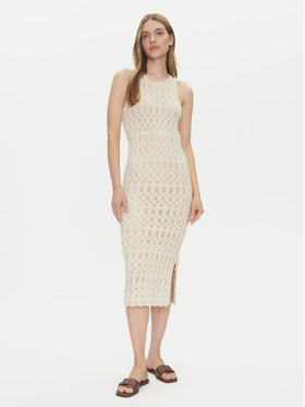 Vero Moda Vero Moda Letní šaty Fabienne 10317250 Béžová Slim Fit