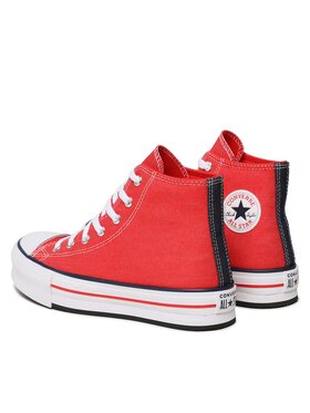 Converse Modne Superge Chuck Taylor All Star EVA Lift A06019C Rdeča