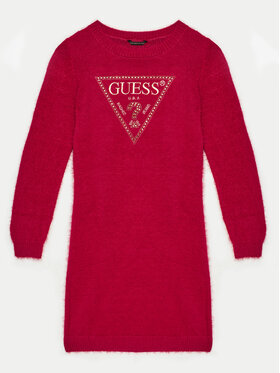 Guess Guess Φόρεμα υφασμάτινο J4BK11 Z3K20 Κόκκινο Regular Fit