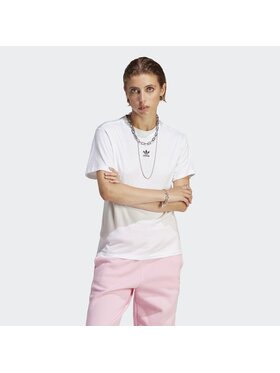 adidas adidas T-Shirt Adicolor Essentials Regular Biały Regular Fit