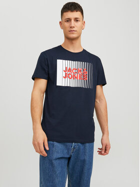 Jack&Jones Jack&Jones Tricou Corp 12233999 Bleumarin Standard Fit