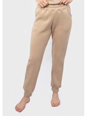 DKaren Sport DKaren Sport Spodnie materiałowe DK-K-P3 Beżowy Classic Fit