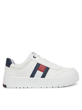 Tommy Hilfiger Tommy Hilfiger Sneakers Flag Low Cut Velcro Sneaker T3X9-33859-1355 S Bianco