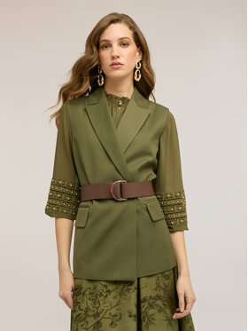 Motivi Motivi Giacca di transizione L003Q000064N035 Verde Regular Fit