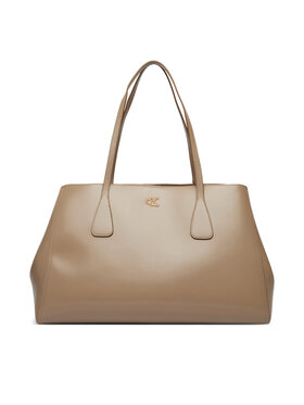 Calvin Klein Calvin Klein Handtasche Ck Snap Large Tote LV04F3502G Beige